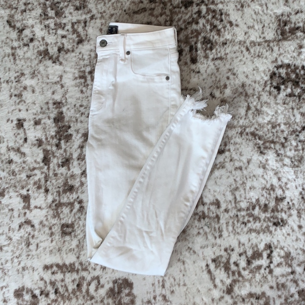 White Distressed Jeans